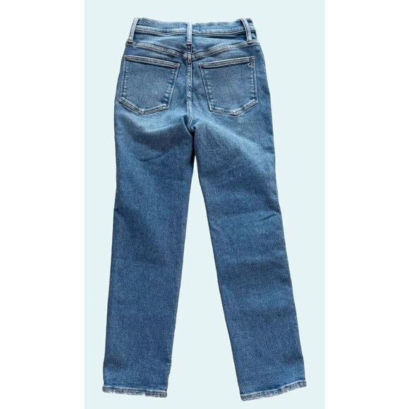 MADEWELL Stovepipe Hi Waisted Fair Trade Straight Leg Jeans Size 25 - Picture 5 of 8